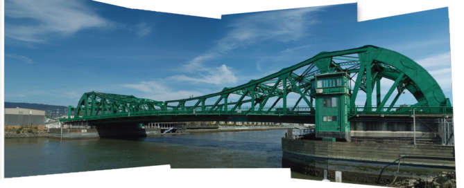 Panoramic image with Photomerge