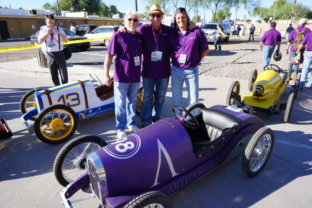 Grand Prix of Scottsdale 2015 race car with ArtisanHD owners
