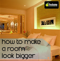 Using custom wall designs is a great way to make a room look bigger