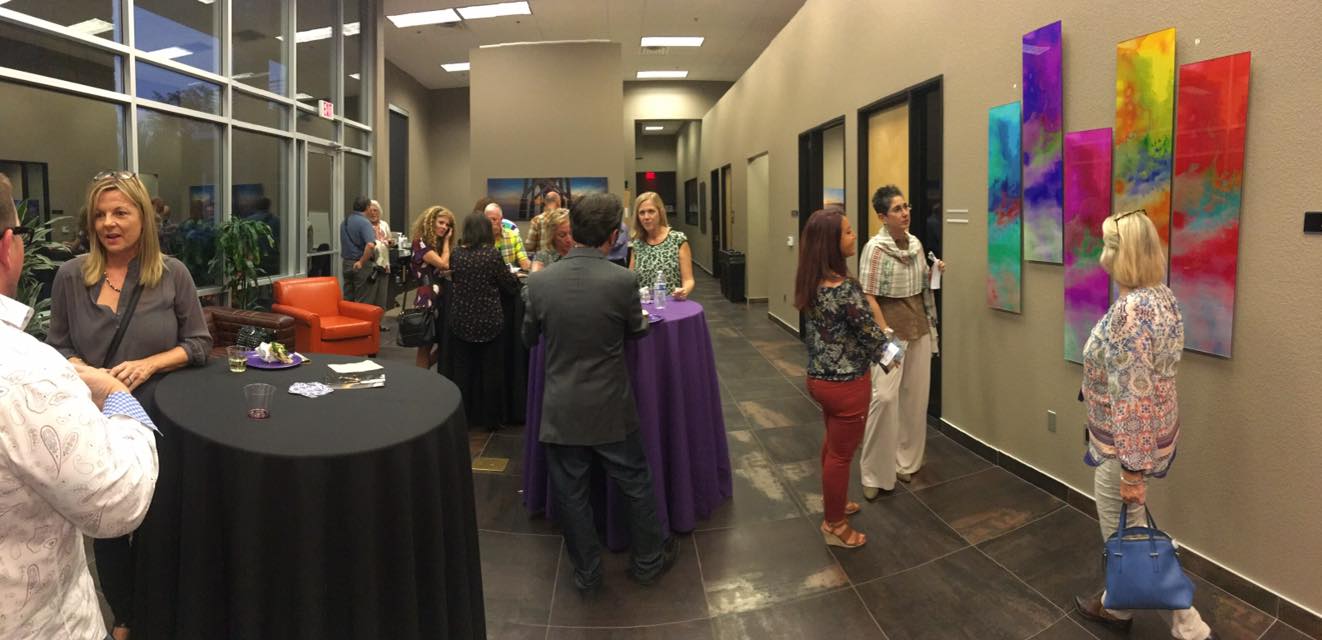 Guests mingling at Emily M. Randolph Event at Artisan