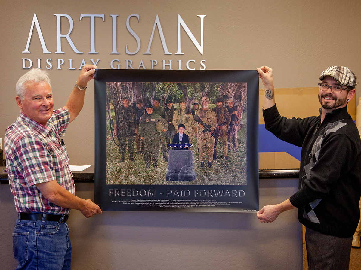 Fuji Luster Photo Print Honoring Veterans