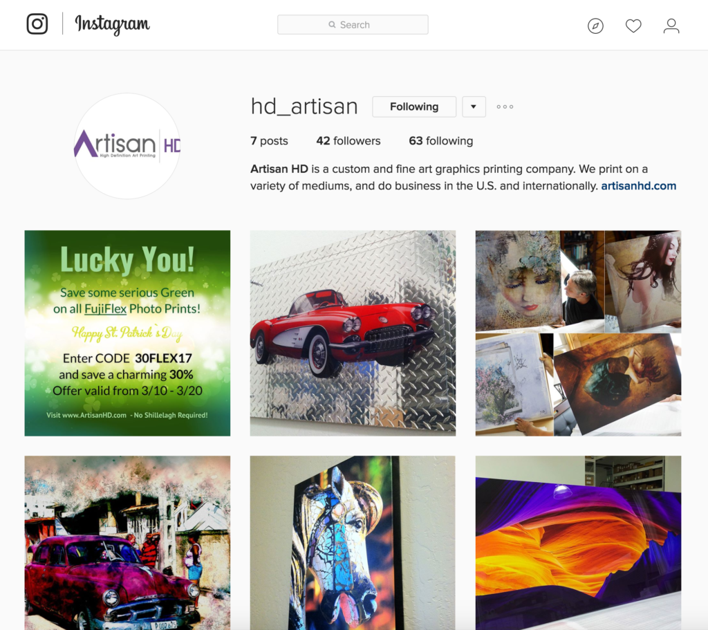 Artisan is on Instagram - our newest visual social media account!