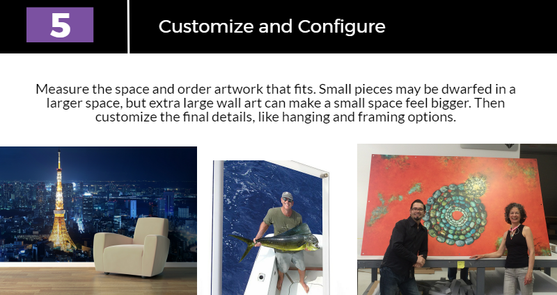 Customize and configure your custom wall art decor