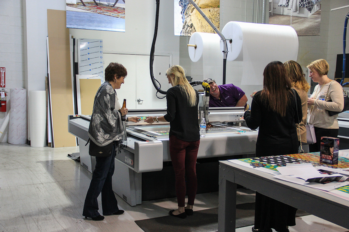 print shop tours at Artisan Colour