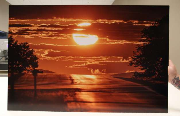 ChromaLuxe example sun over road IMG 2669