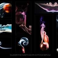 Smoke Collage by Suzanne Mathia printed by ArtisanHD web