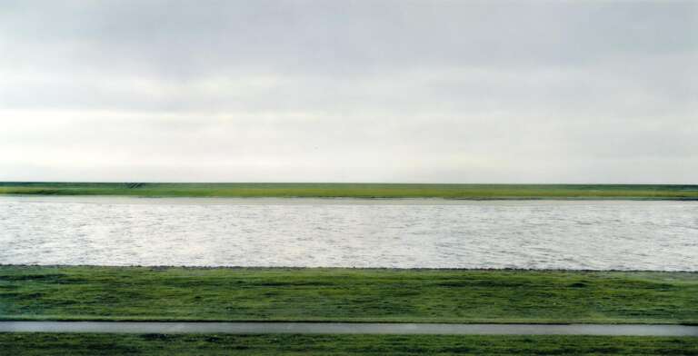 The Rhein II 1999 photography by Andreas Gursky born 1955